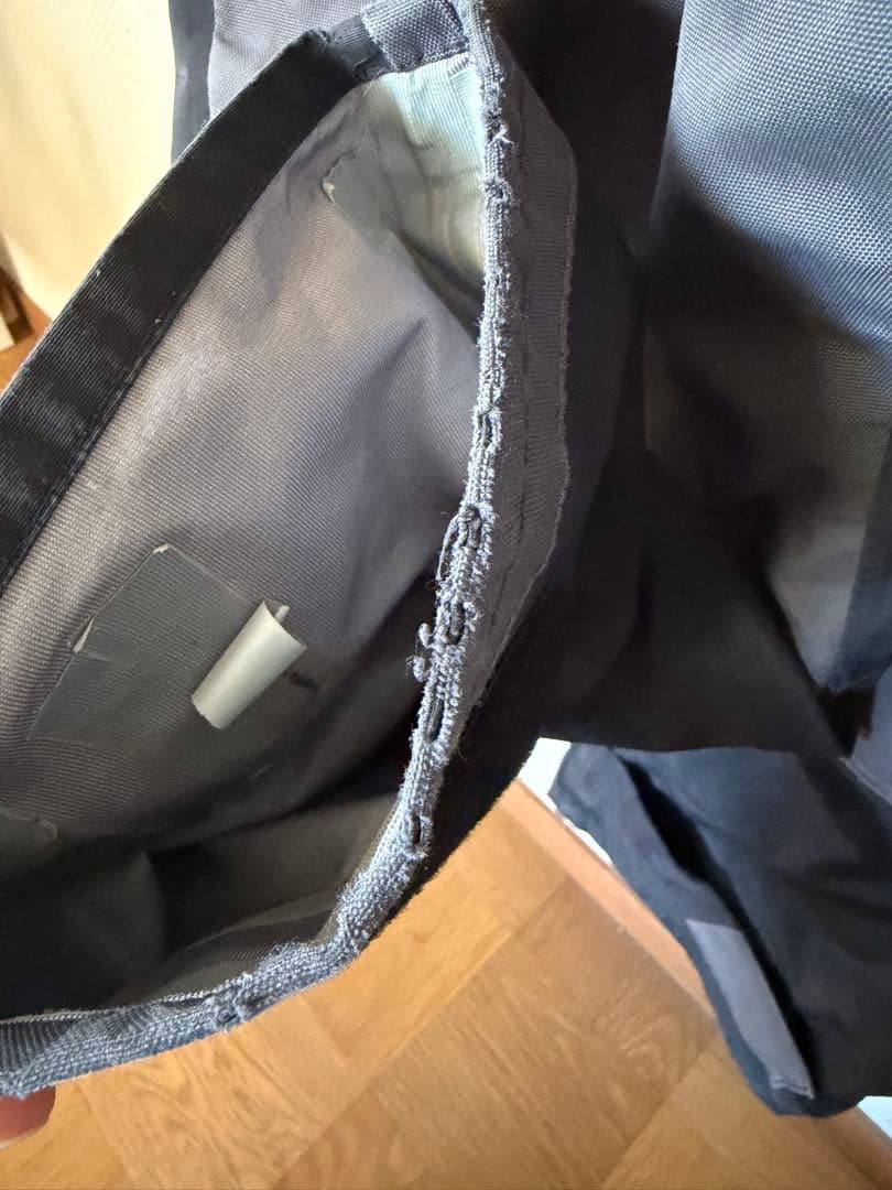 アウトドア用オーバーオールパンツ 黒グレー