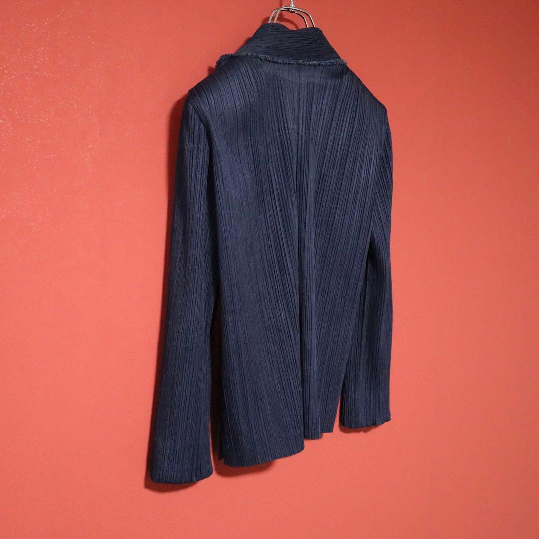 【美品】PLEATS PLEASE プリーツ 切替デザイン テーラードジャケット