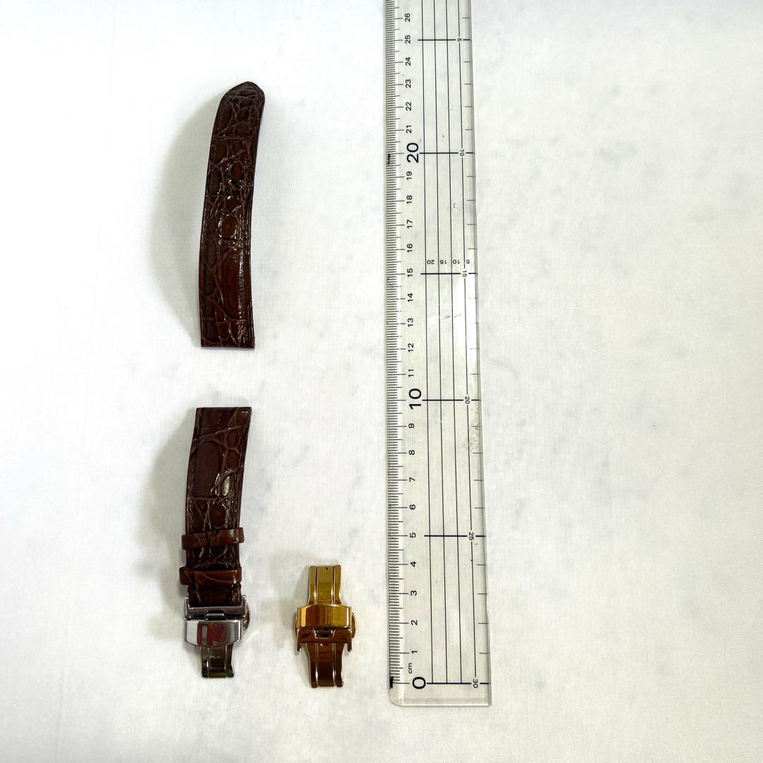 LONGINES ロンジン純正本革クロコダイル時計ベルト純正尾錠付他ベルト計5本