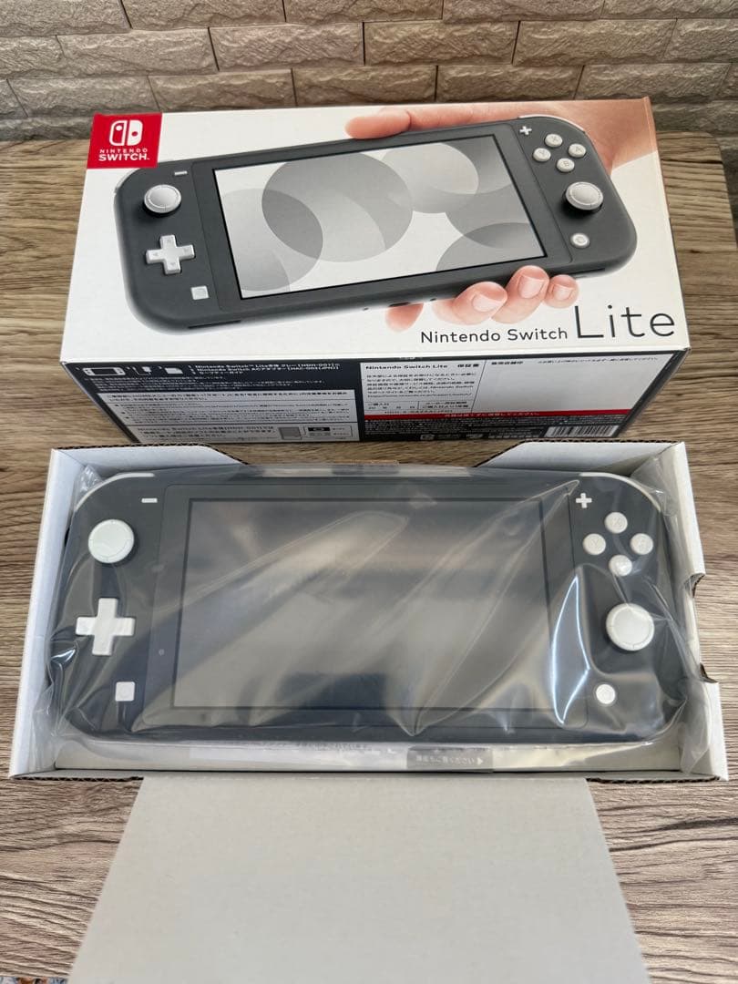 【美品】Nintendo Switch Lite グレー キャリングケース付き