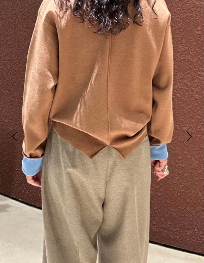 今期2025-26秋冬6（ROKU）コットンウールミラノリブタートルネックニット