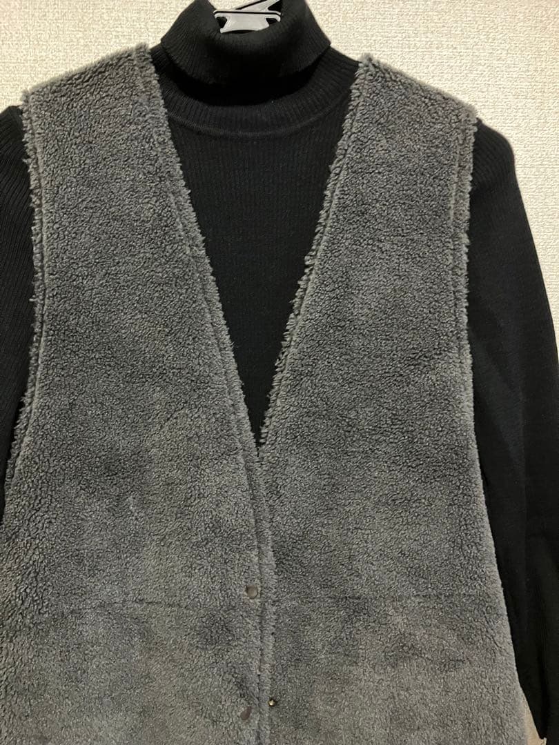 cham様 お値下げ高品質エコムートン×ボア2wayロングジレとKBFパンツ