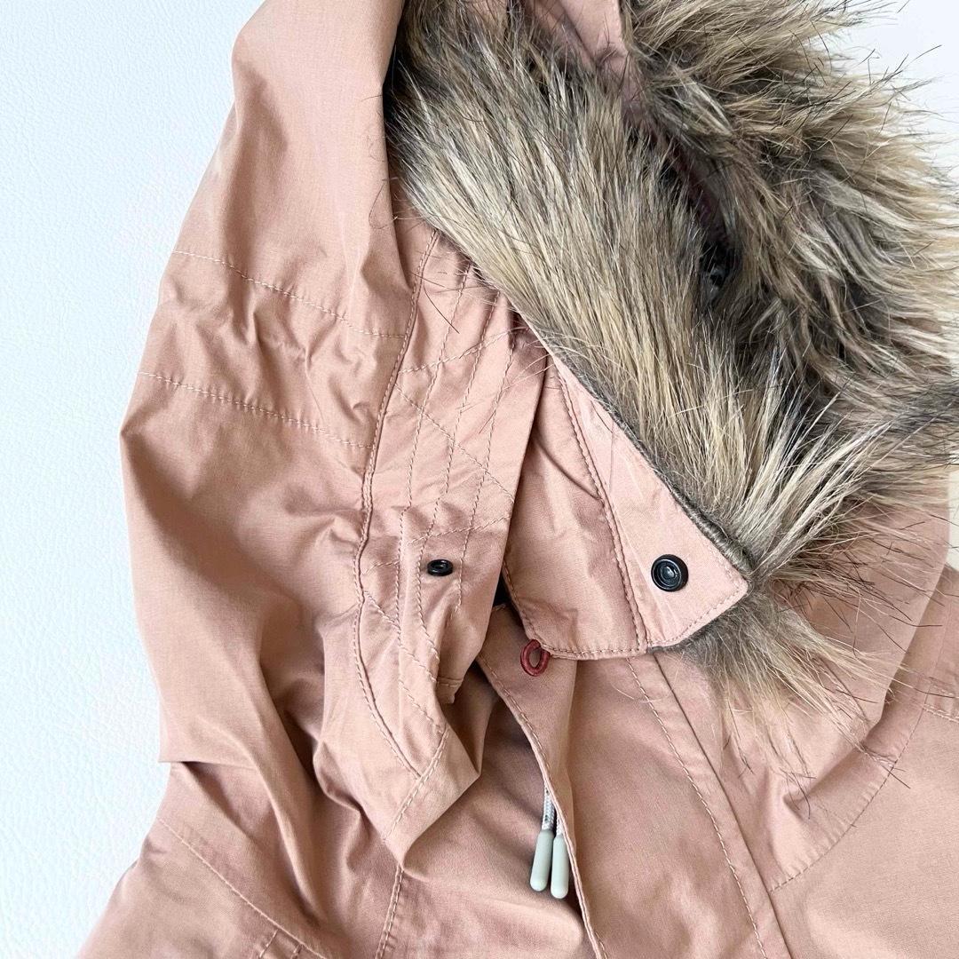 4922 バートン　ジャケット ゴアテックス　ファー付き ピンクベージュ　M