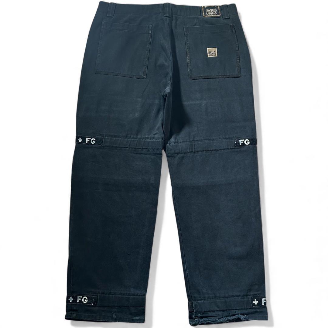 MARITHE FRANCIOS GIRBAUD シャトルパンツ W42 黒