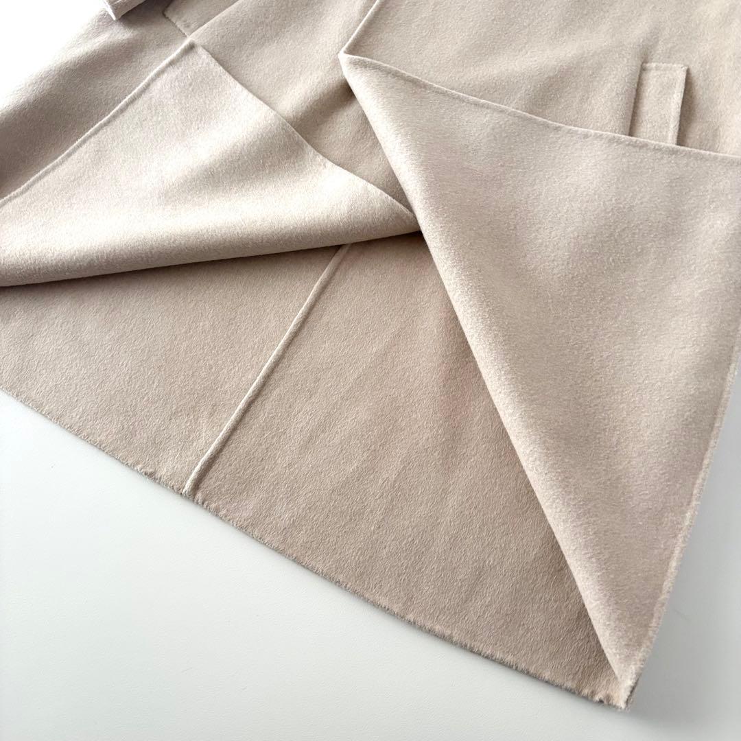 美品　ギャルリーヴィー　ウールダブルフェイス カラーレストレンチコート