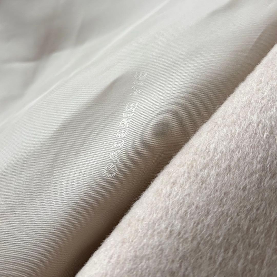 美品　ギャルリーヴィー　ウールダブルフェイス カラーレストレンチコート