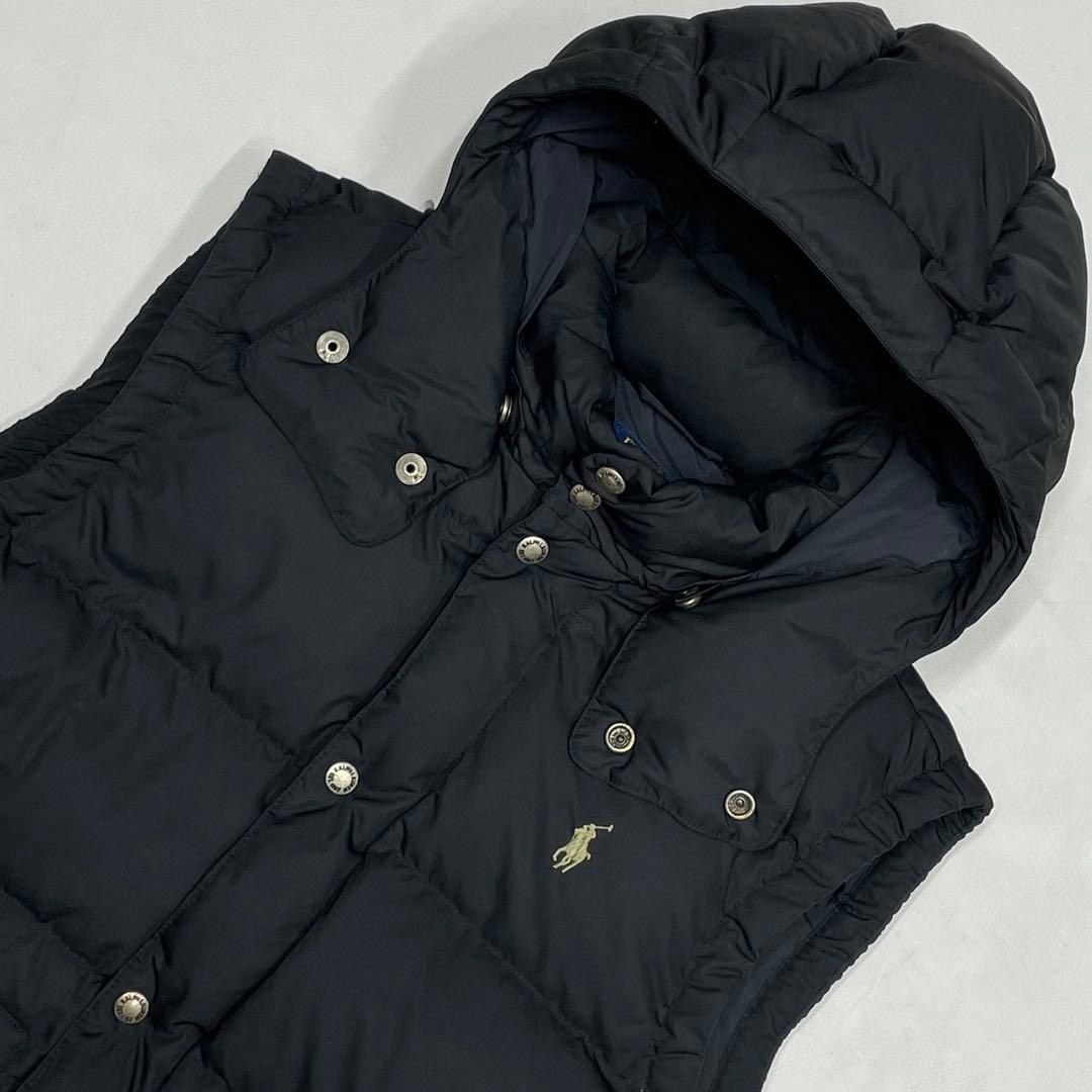極美品 POLO RALPH LAUREN ラルフローレン ダウンベスト ポニー