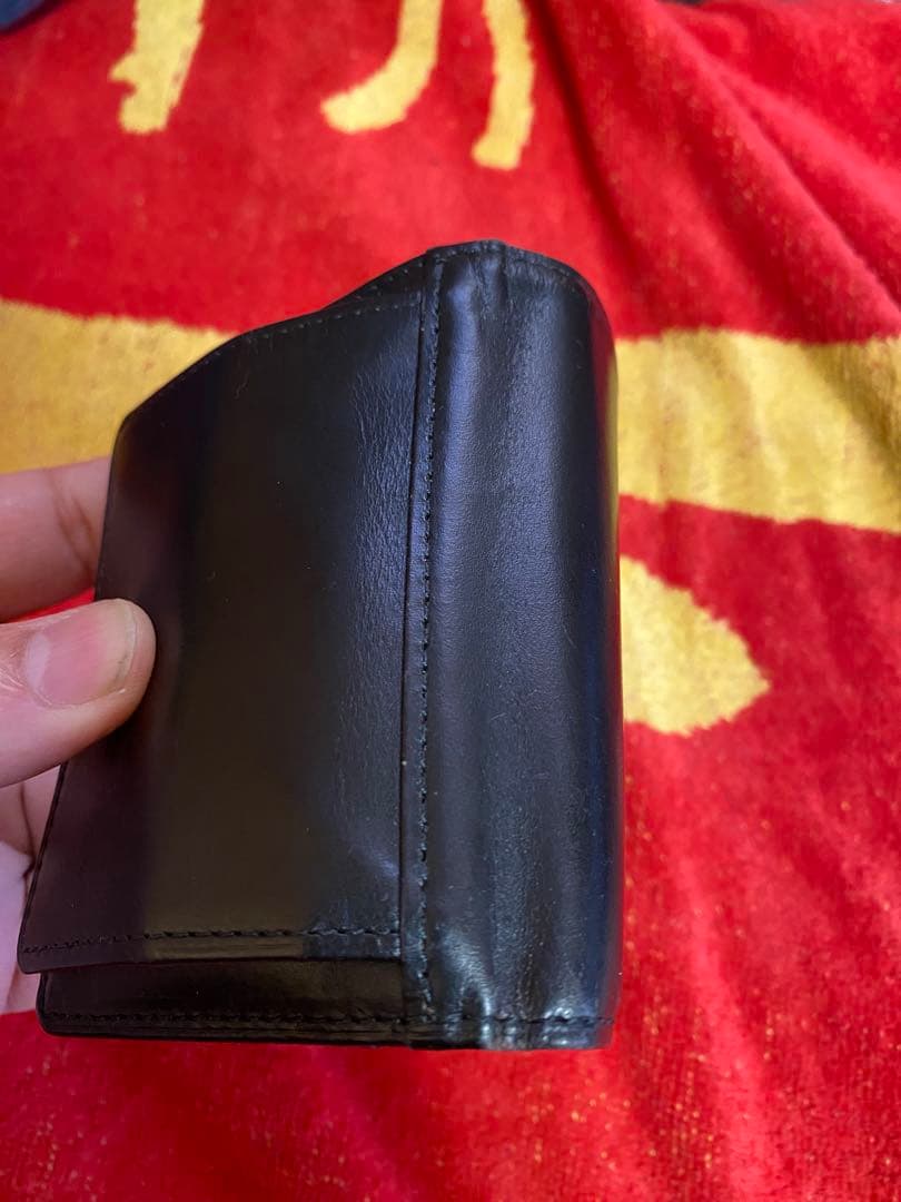 二宮五郎商店・クロムエクセル・三つ折り財布・オリーブ・USED