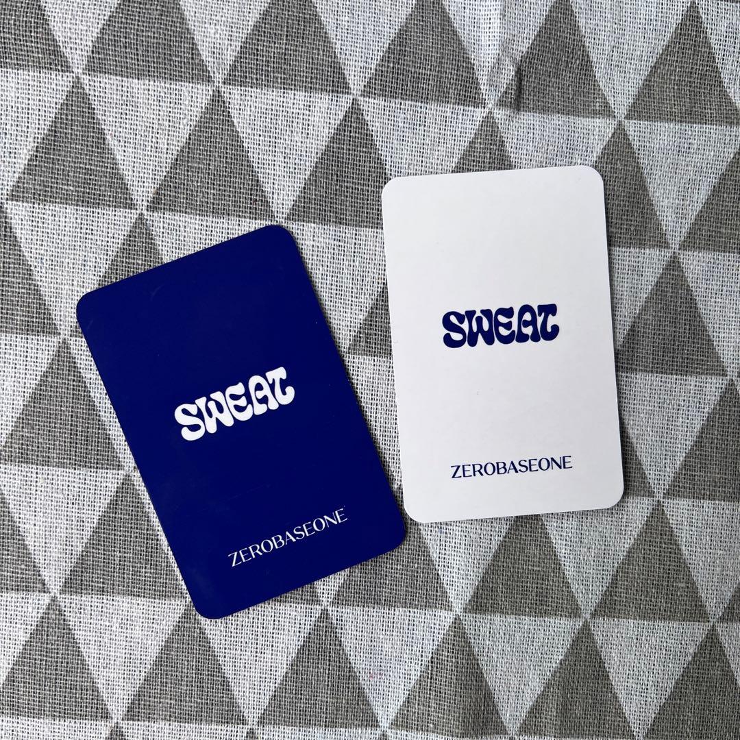 zb1 SWEAT サノク ゼベワン リッキー トレカ セット 2枚  事前収録