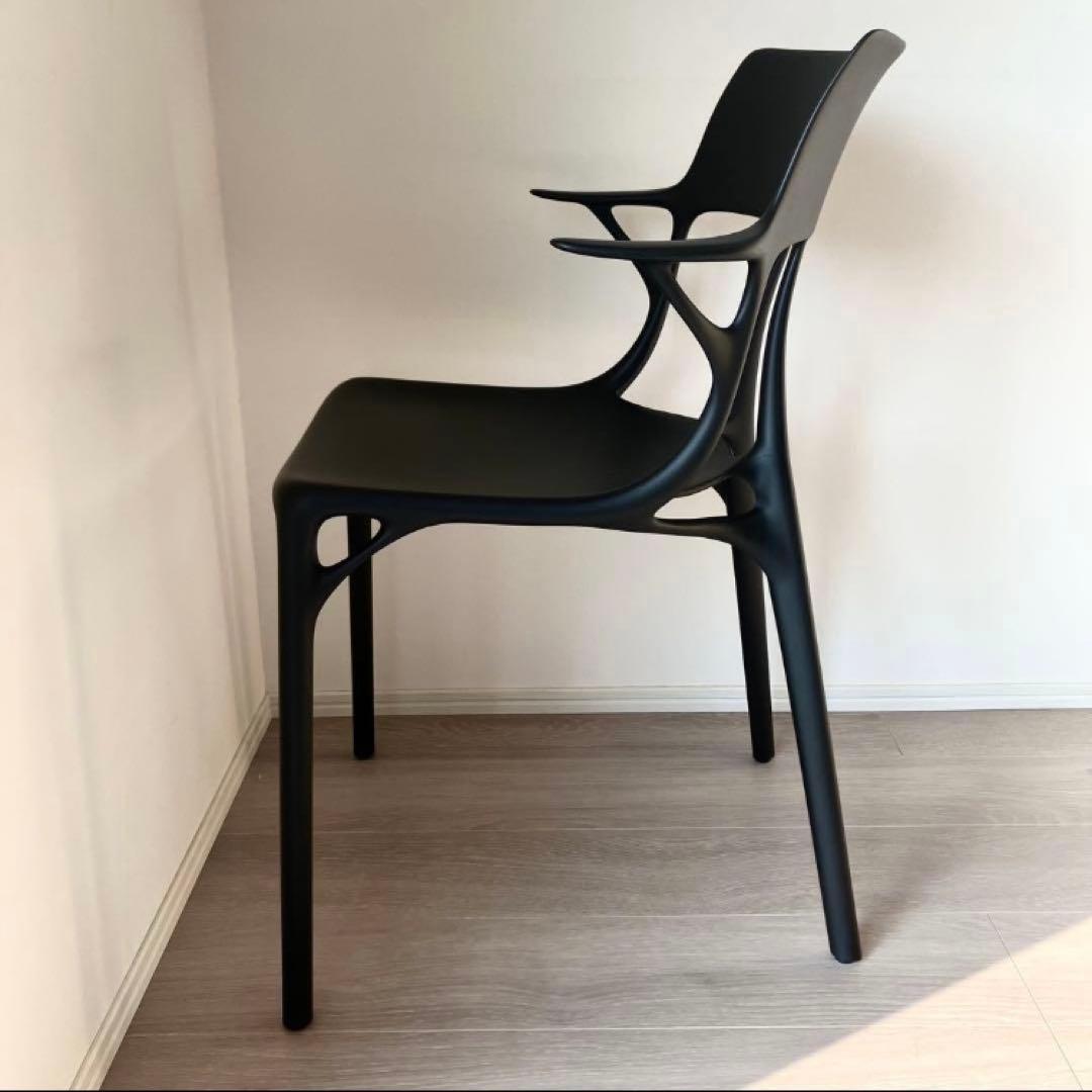 Kartell カルテル　AIチェア ブラック　4脚セット　送料込　直接引取歓迎