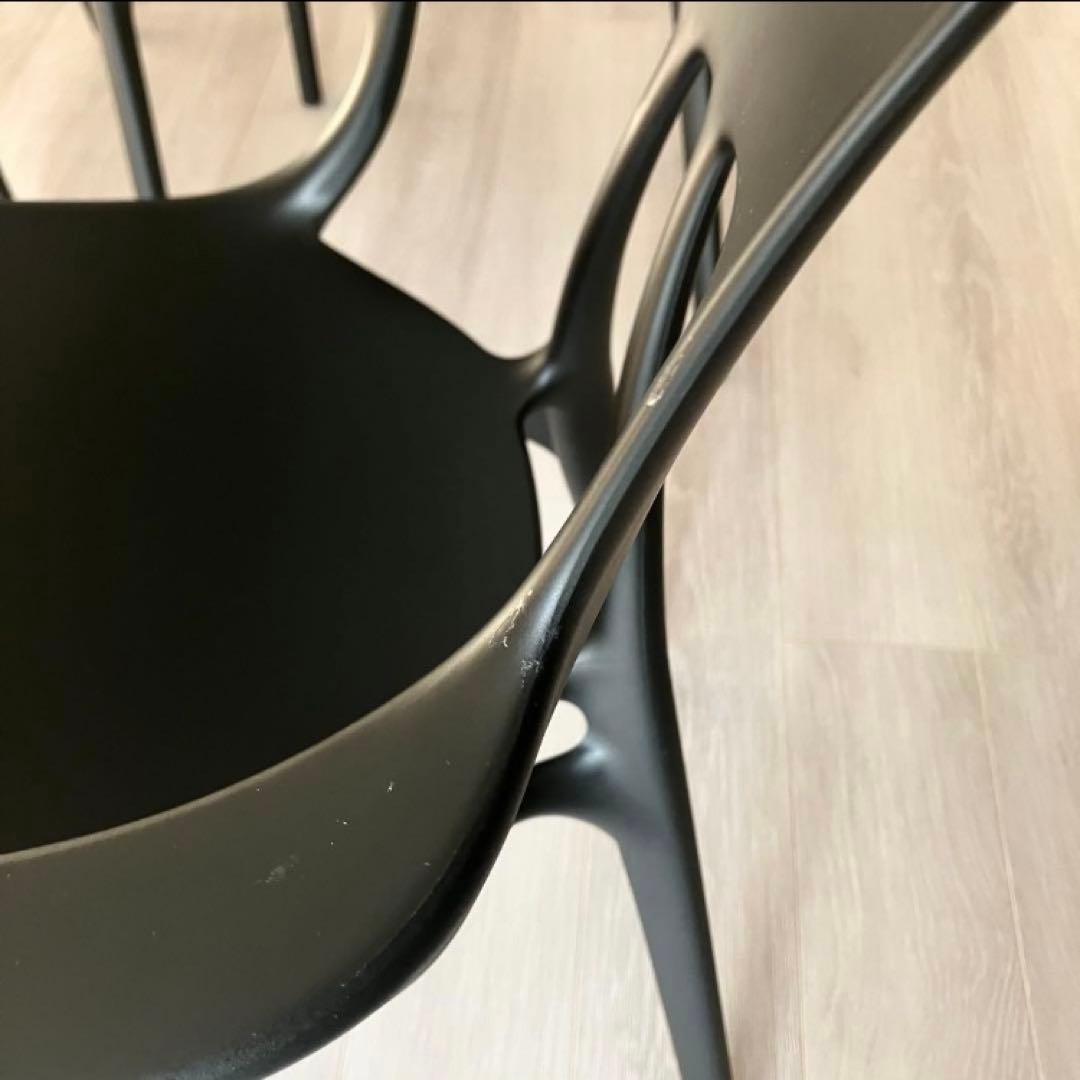 Kartell カルテル　AIチェア ブラック　4脚セット　送料込　直接引取歓迎