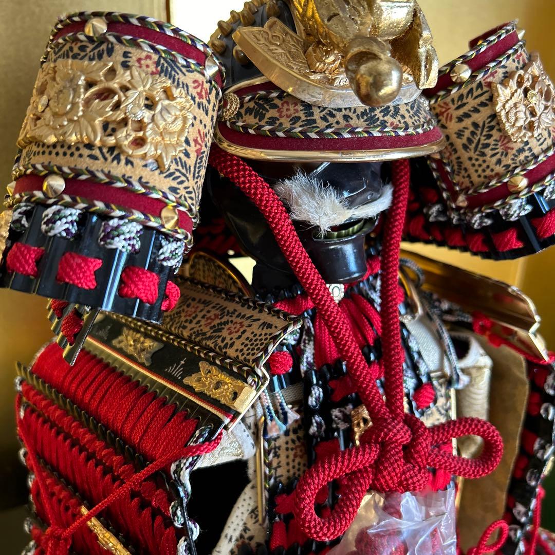 五月人形☆標準鎧平飾り 人形のみ 秀月 12月24日から30日まで発送不可