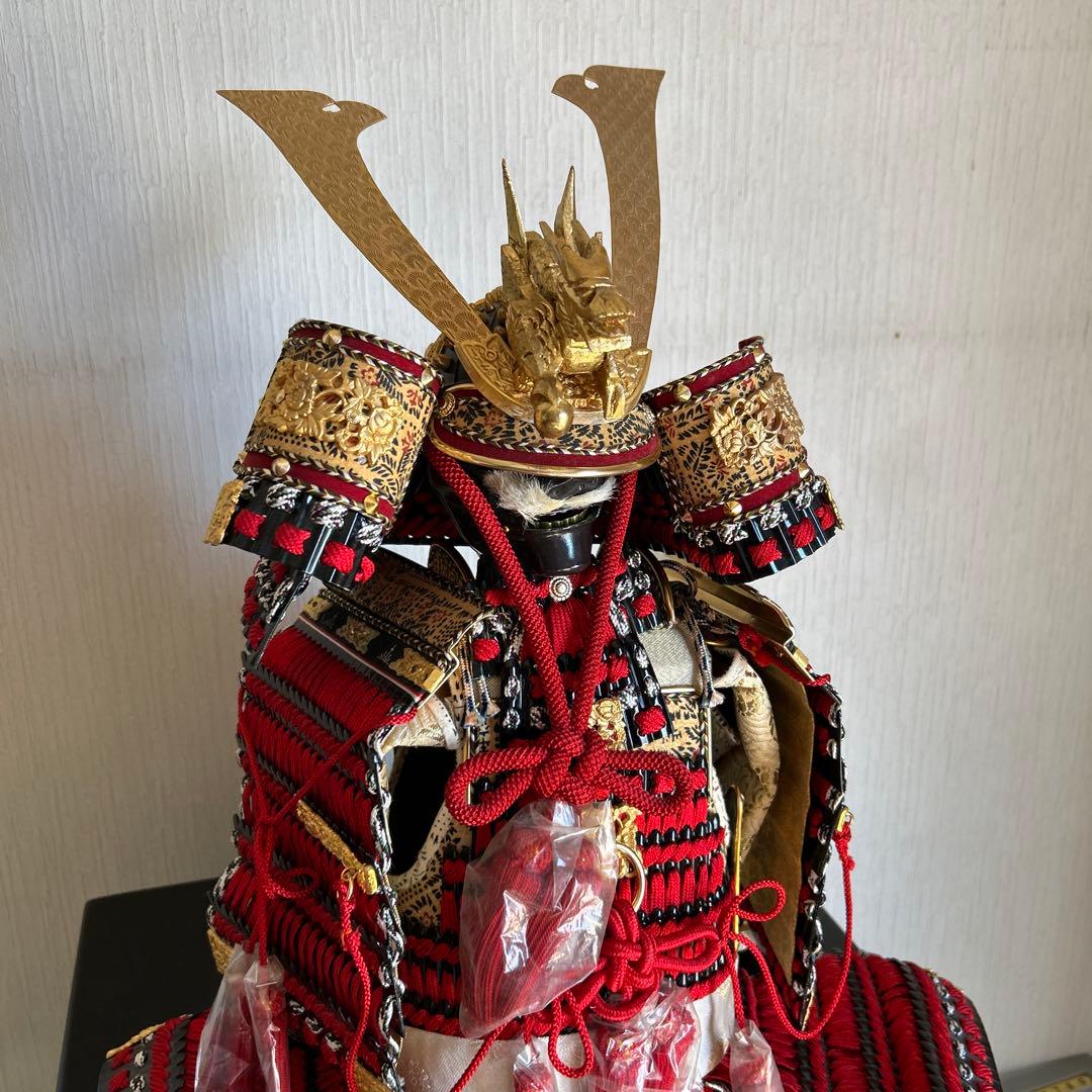 五月人形☆標準鎧平飾り 人形のみ 秀月 12月24日から30日まで発送不可