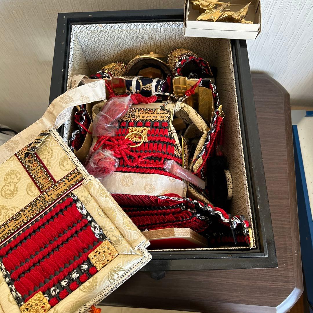 五月人形☆標準鎧平飾り 人形のみ 秀月 12月24日から30日まで発送不可