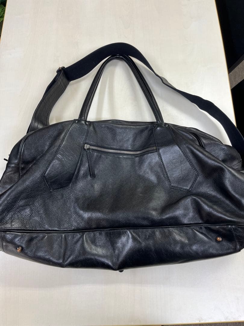 期間限定特別価格/AKM/レザー ボストンバッグ