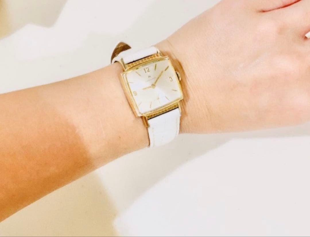 HAMILTON ハミルトン　手巻き　ヴィンテージ　腕時計　スモセコ