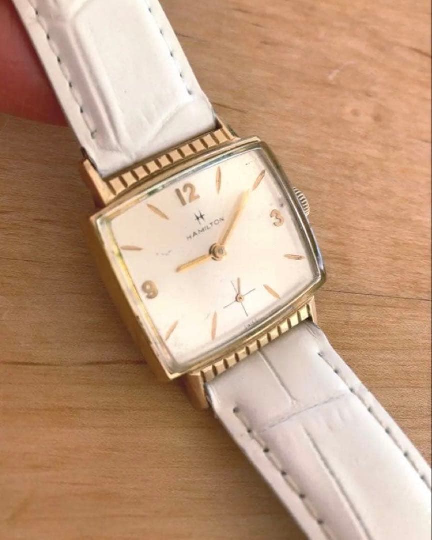 HAMILTON ハミルトン　手巻き　ヴィンテージ　腕時計　スモセコ