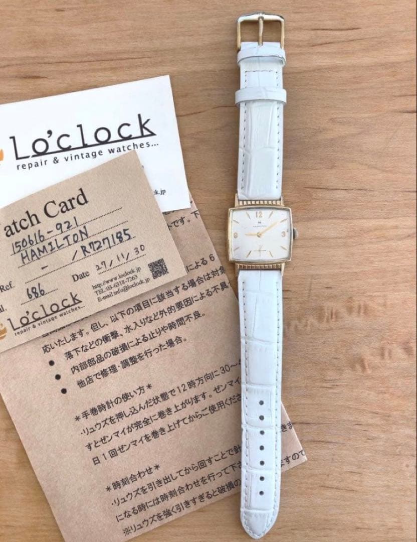 HAMILTON ハミルトン　手巻き　ヴィンテージ　腕時計　スモセコ