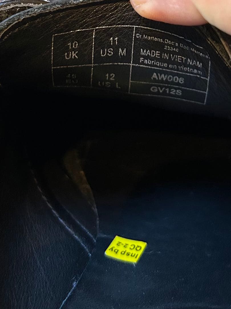 ドクターマーチン UK10 ゼブラ