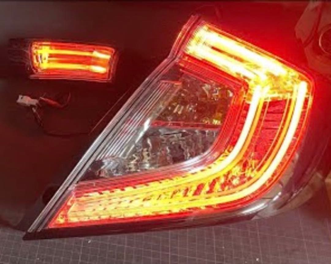 シビック　civic fk8 fk7 テールランプ　クリアテールランプ