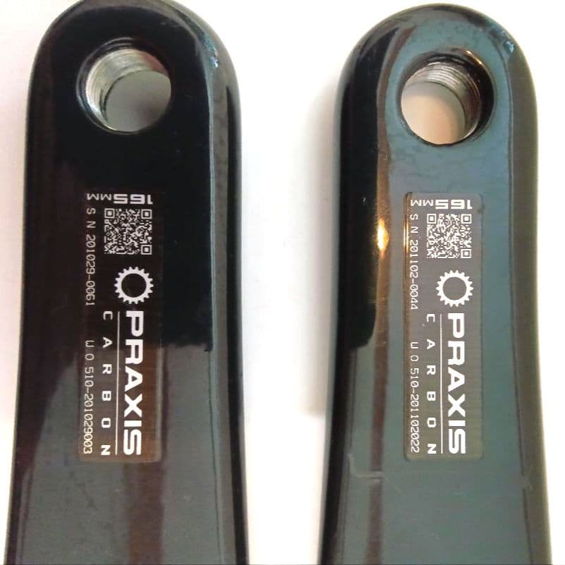 パーツ PRAXIS ZAYANTE CARBON DM M30 ROAD165mm