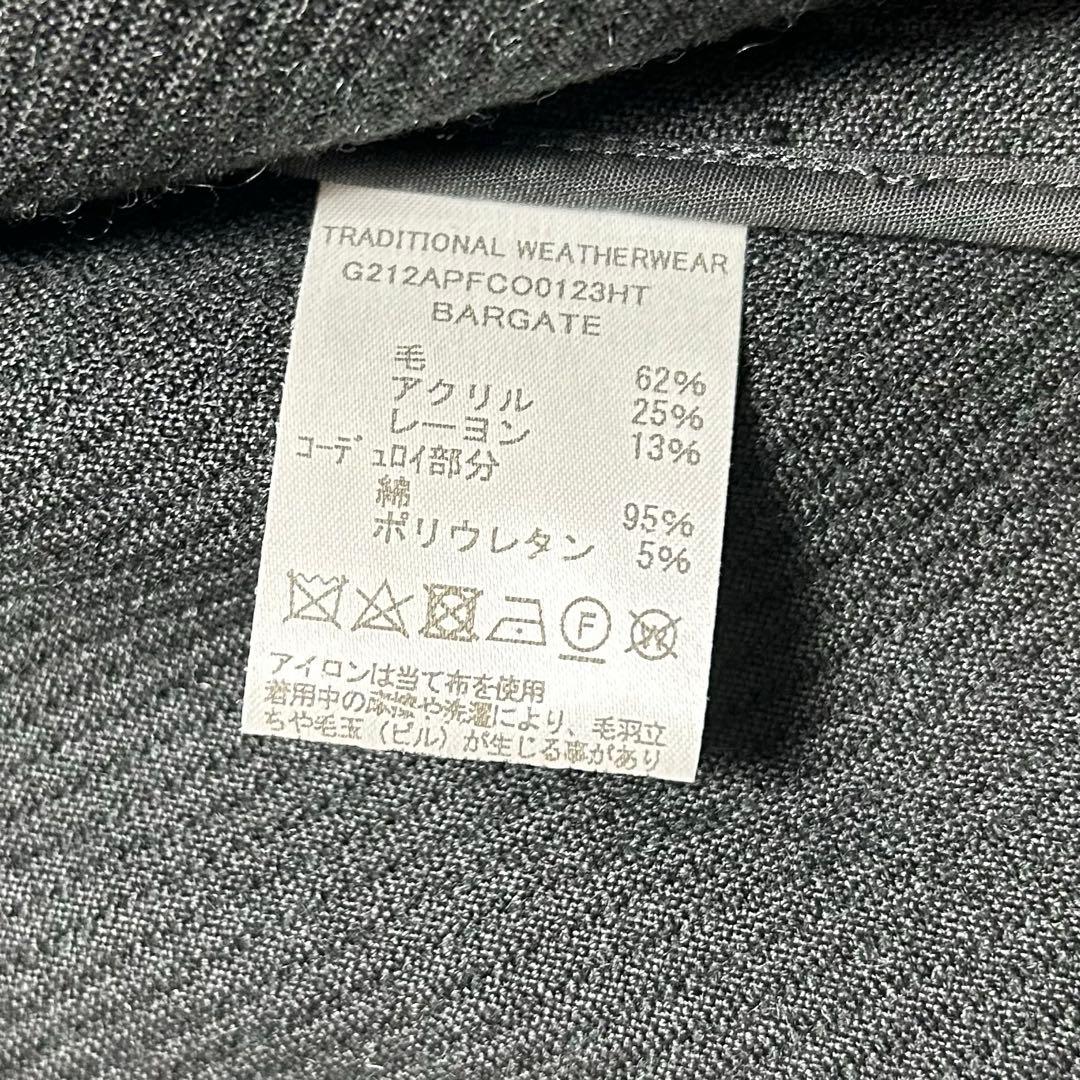【美品】トラディショナルウェザーウェア　バーゲート　ブラックウォッチ　36