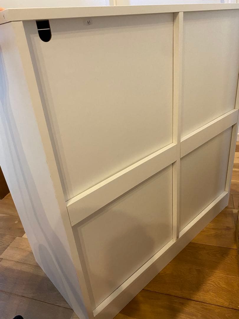 【IKEA】イケア ホワイト チェスト 合成樹脂製