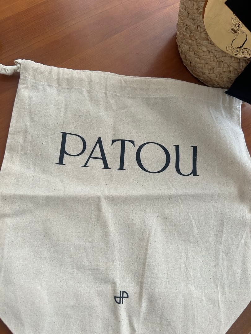 【週末お値下げ】PATOU ラフィア アイコニック バケットバッグ