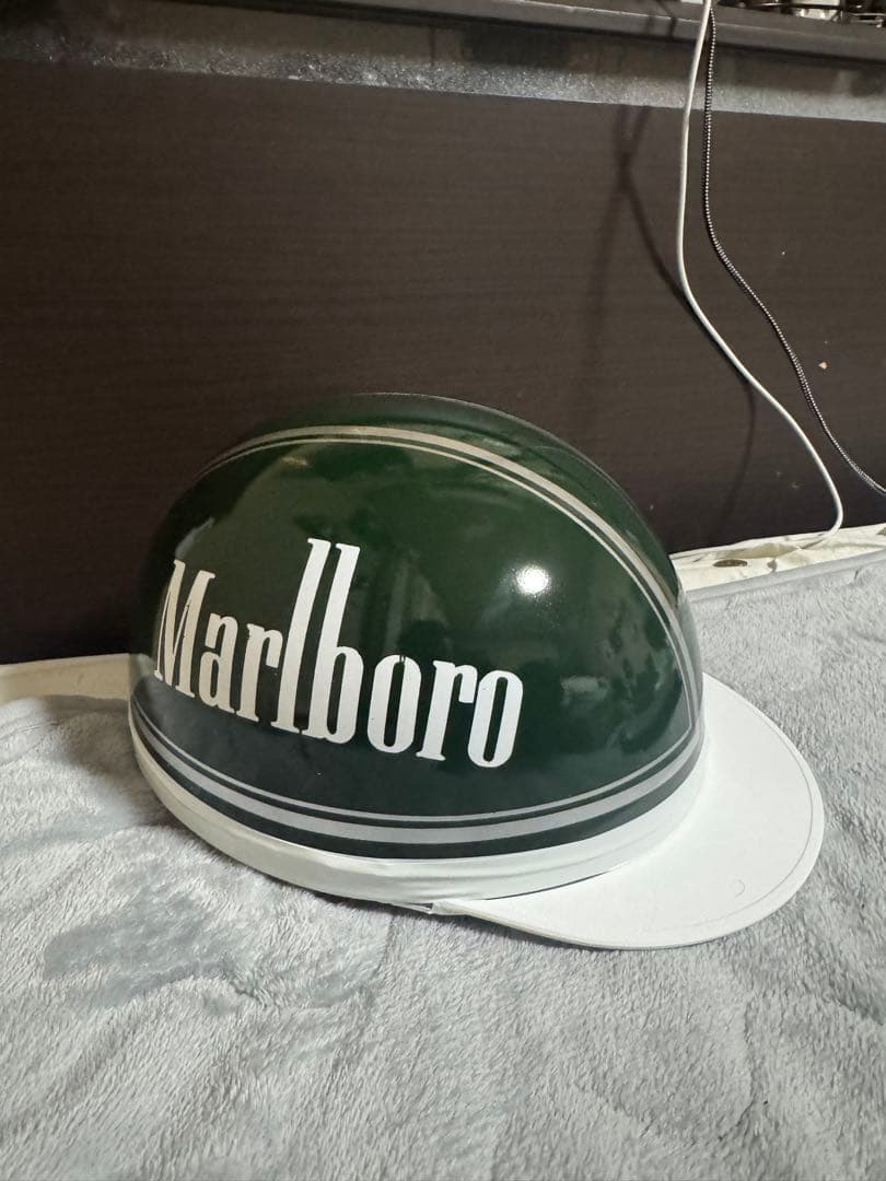 Marlboro 半帽 緑色 ストライプ