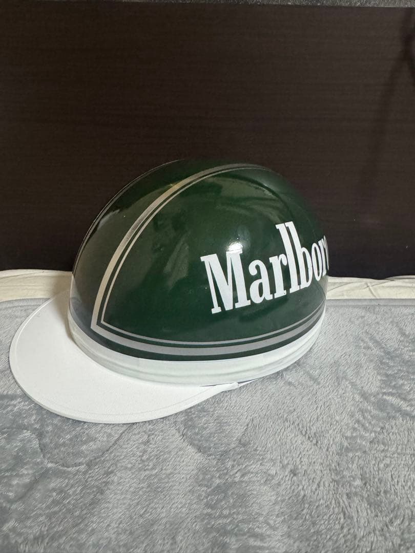 Marlboro 半帽 緑色 ストライプ