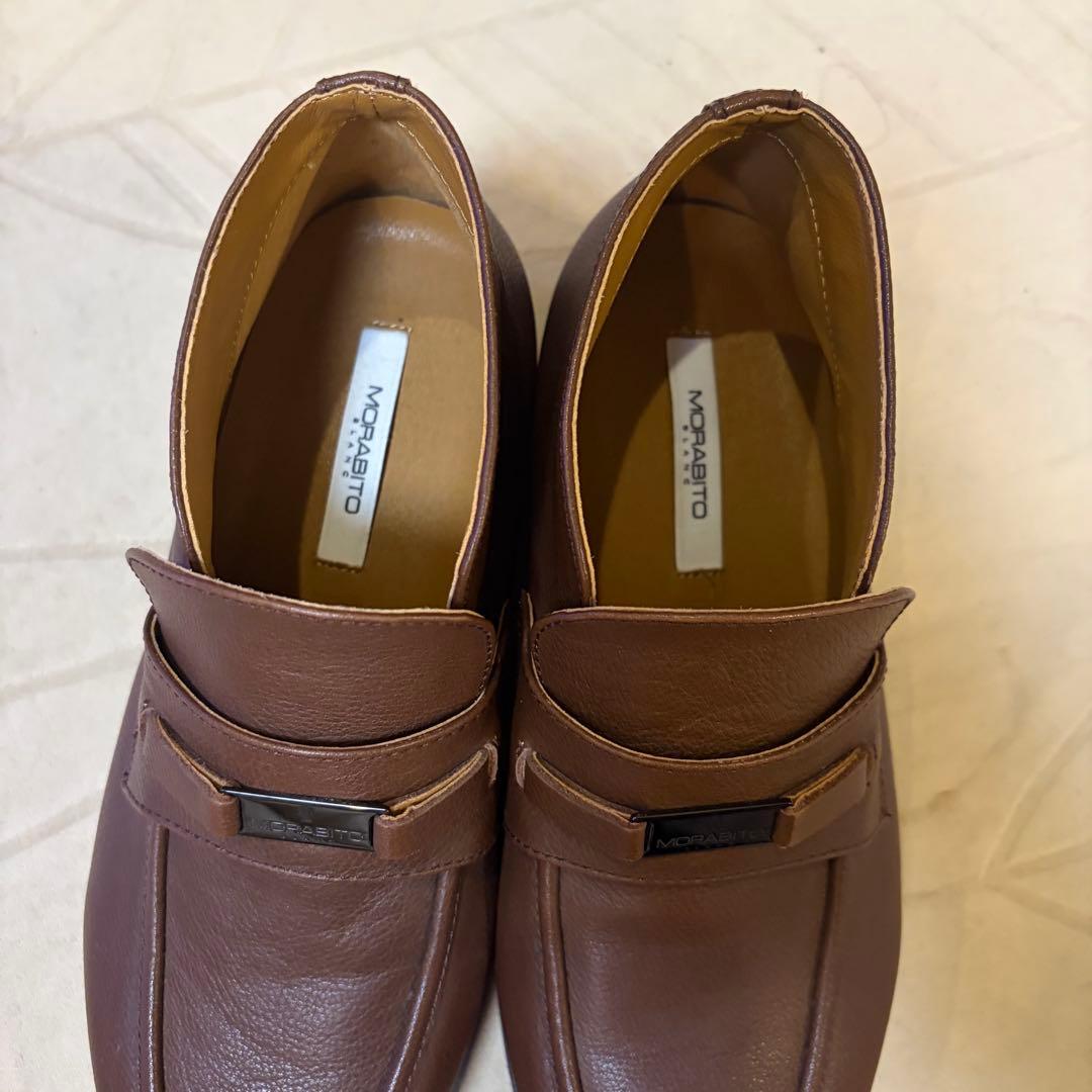 MORABITO モラビト　レザー　ローファー　ブーツ　ブラウン Ｍ　美品