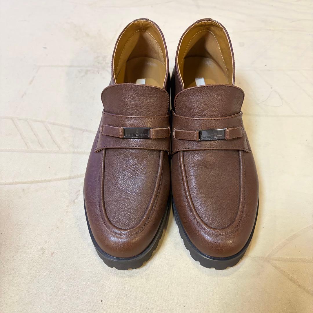 MORABITO モラビト　レザー　ローファー　ブーツ　ブラウン Ｍ　美品
