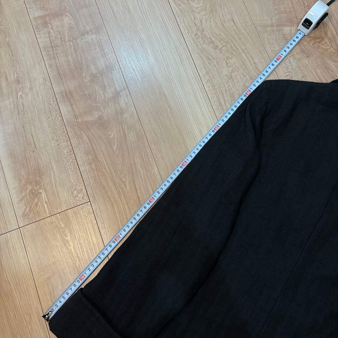 ⚫︎y's ワイズ ヨウジヤマモト ブラック ピーコート アルパカ混Pコート