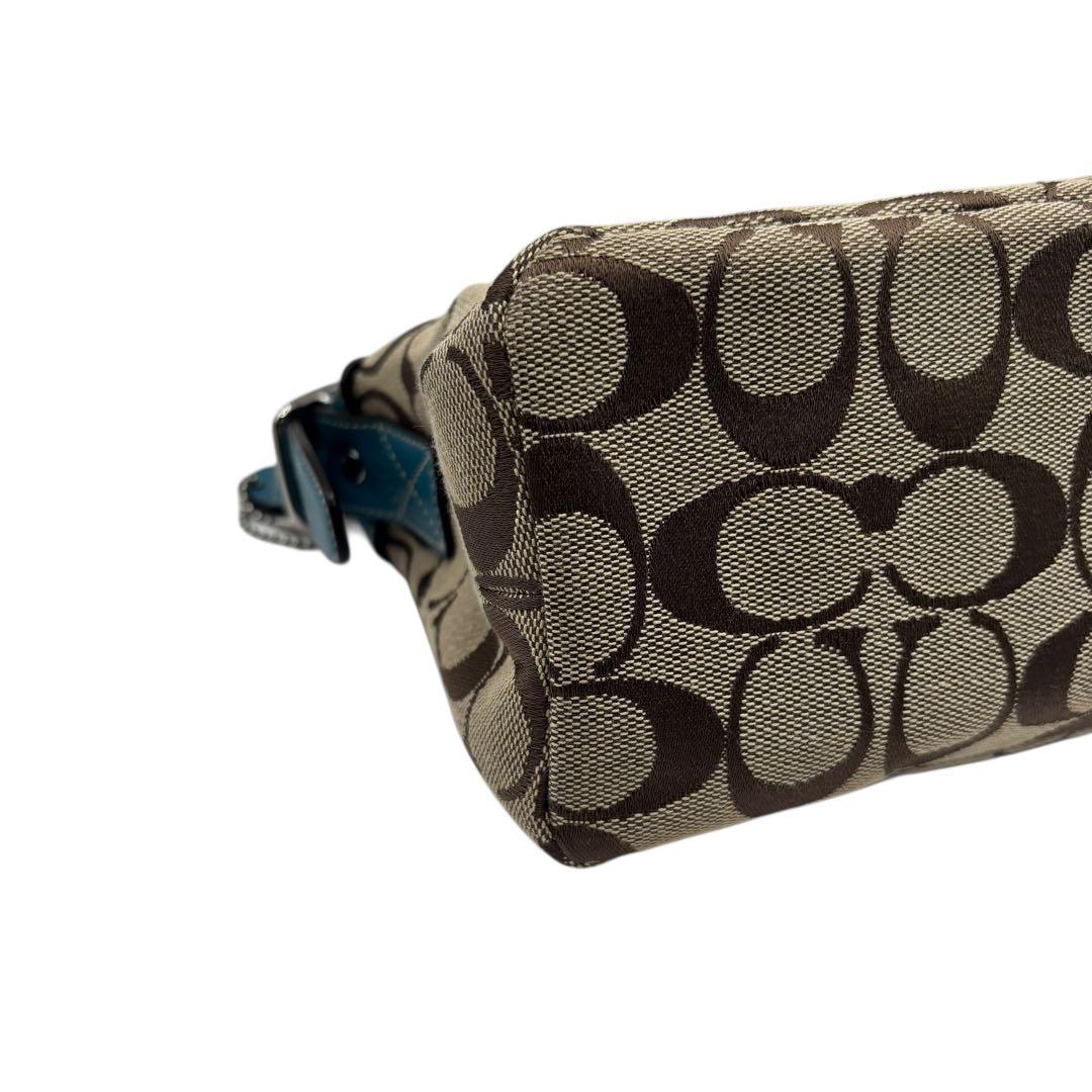 Coach ショルダーバッグ ブラウン/ブルー