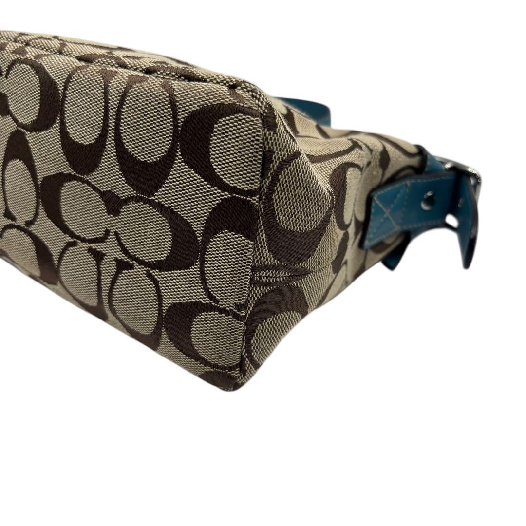 Coach ショルダーバッグ ブラウン/ブルー