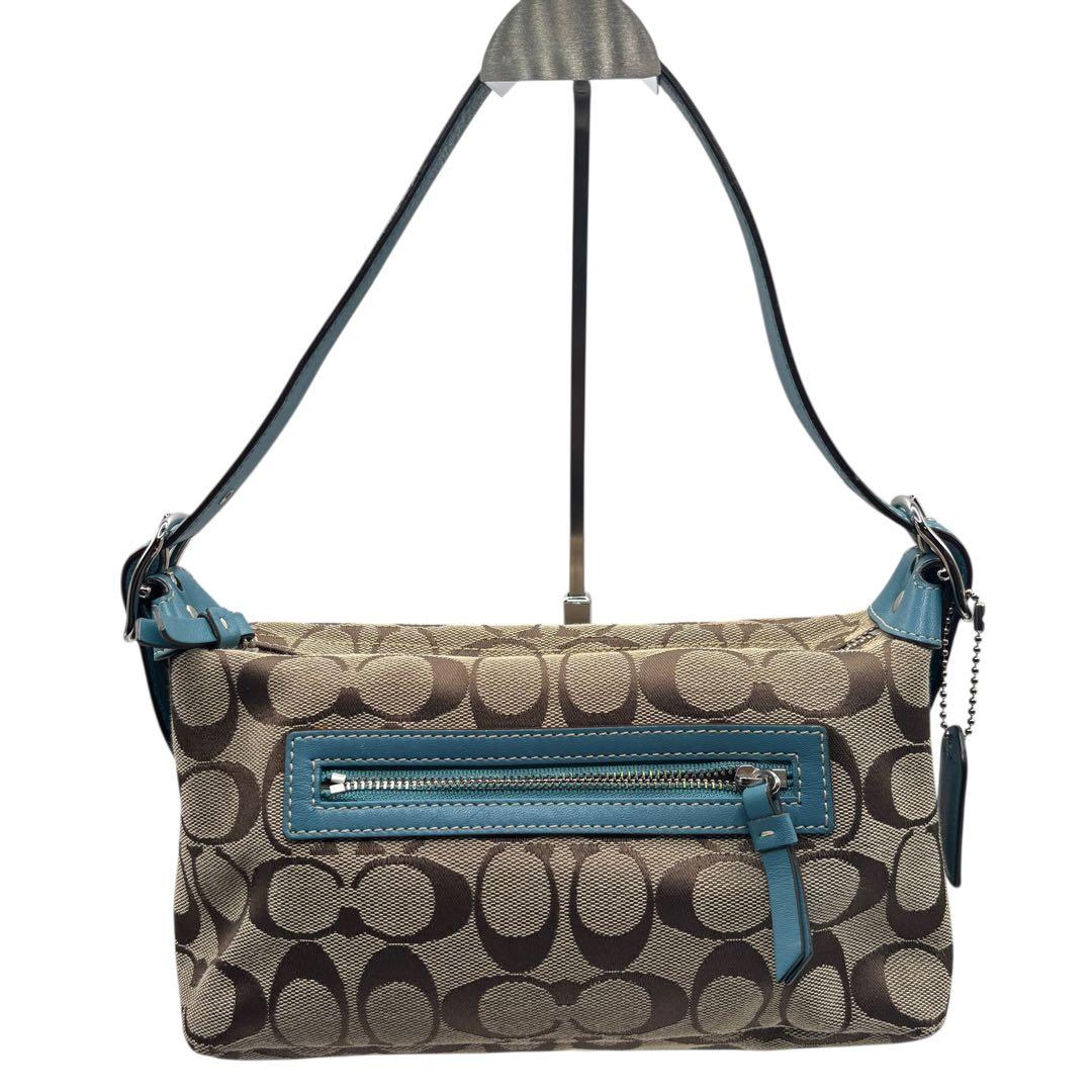 Coach ショルダーバッグ ブラウン/ブルー