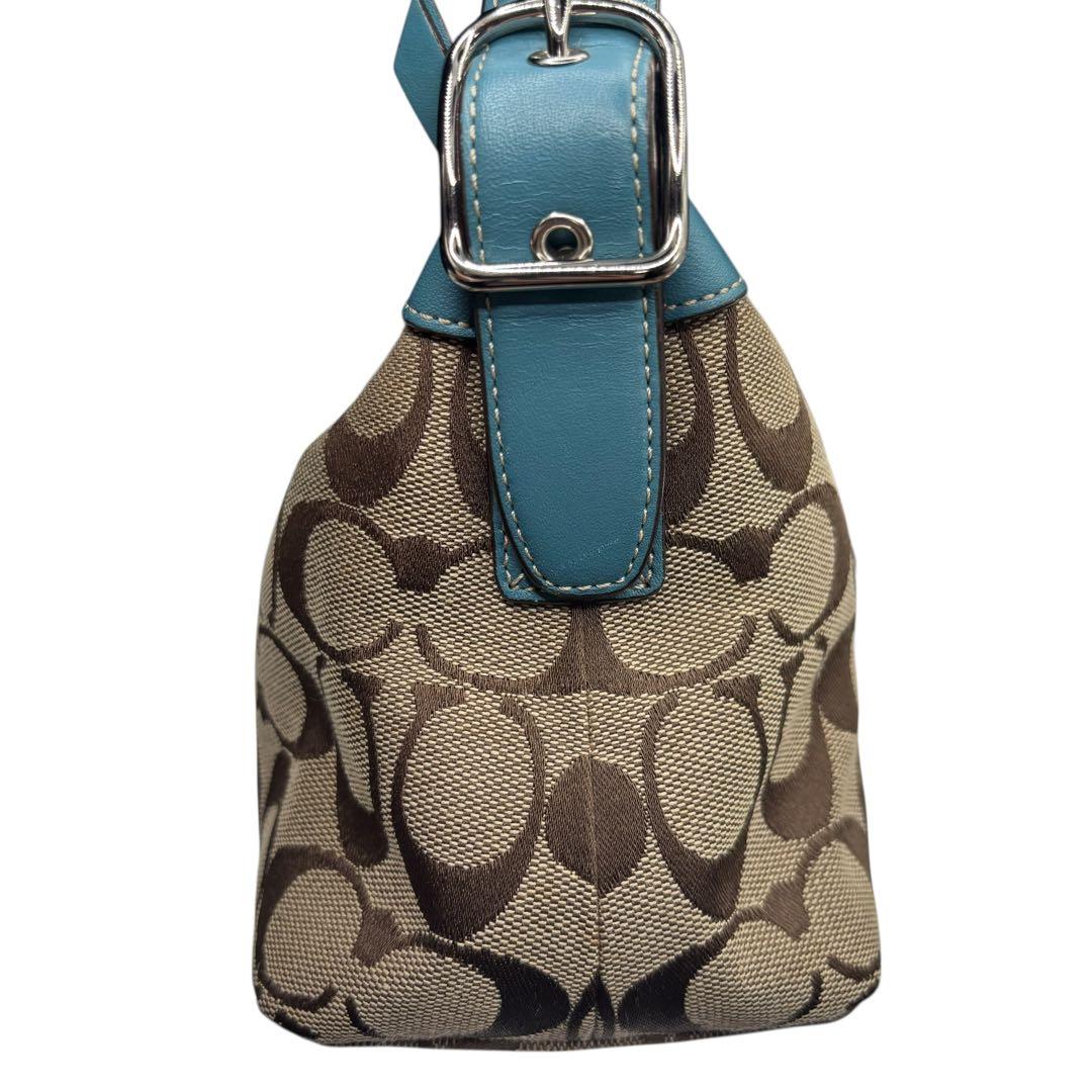 Coach ショルダーバッグ ブラウン/ブルー