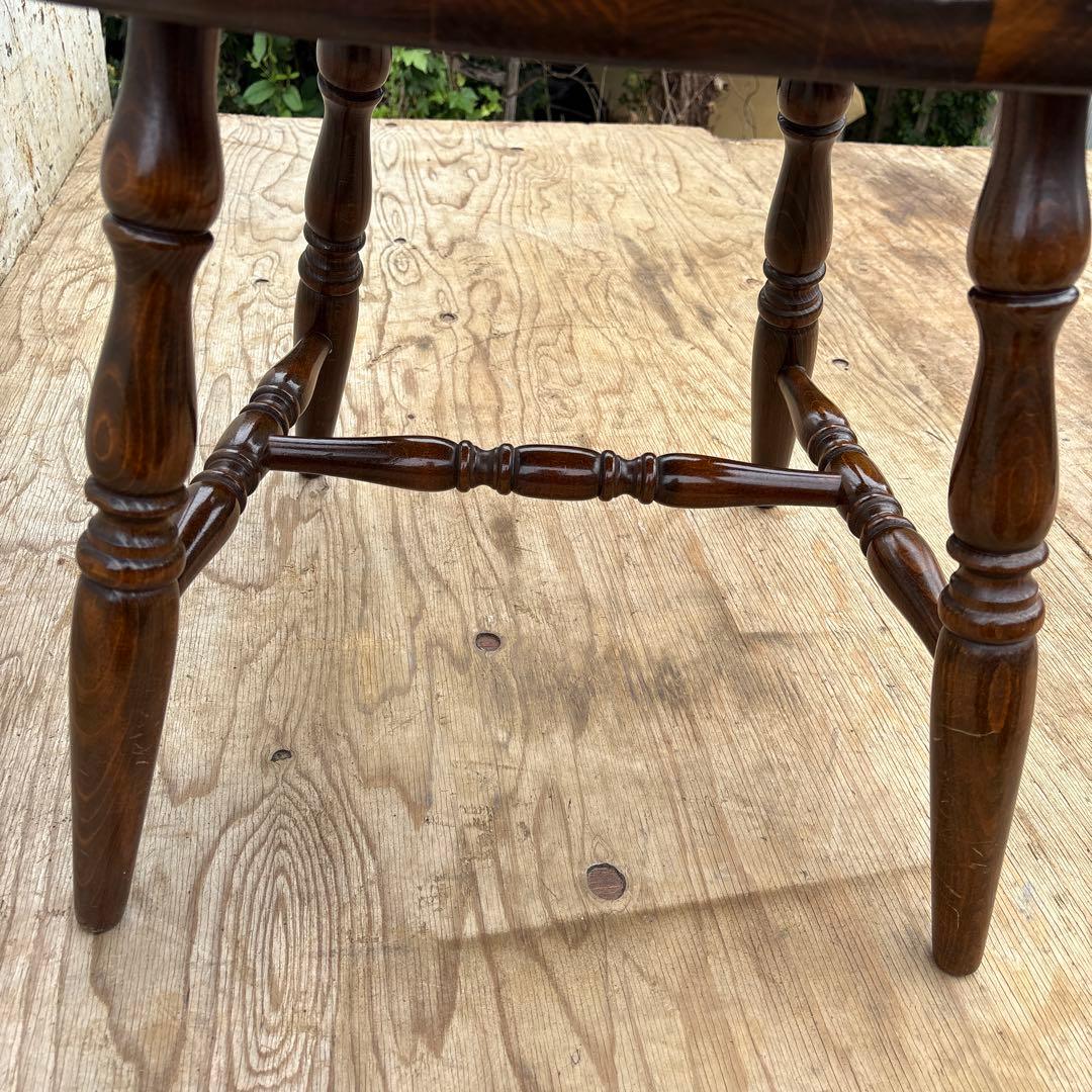 昭和レトロ　飛騨産業　キツツキマーク　ウィンザーチェア