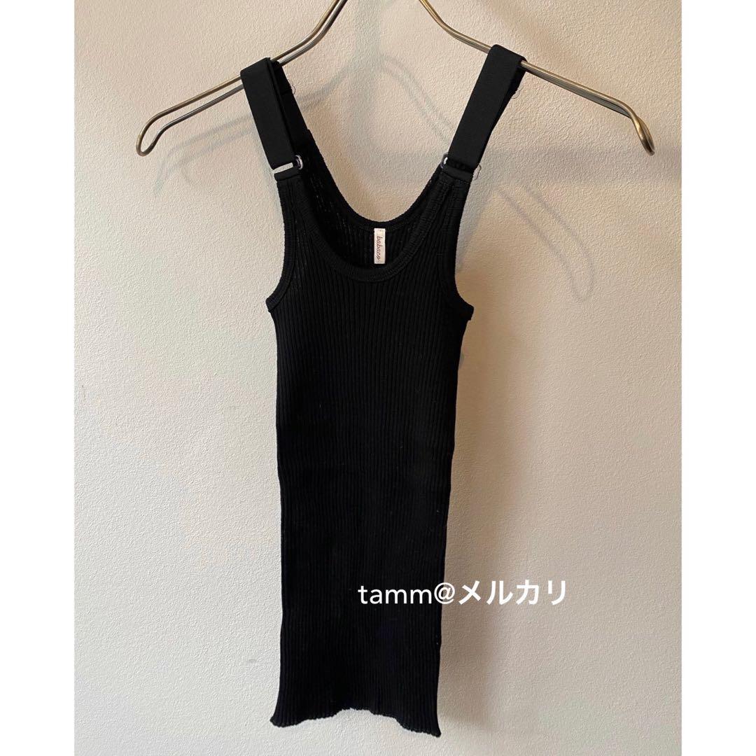 新品【babaco/ババコ】タンクトップ ブラック roku baserange