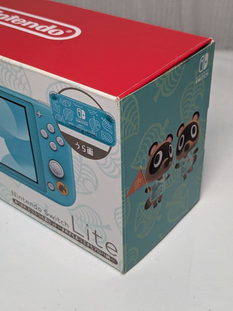 動作品 任天堂 Switch Lite まめきち＆つぶきち アロハ柄 ターコイズ
