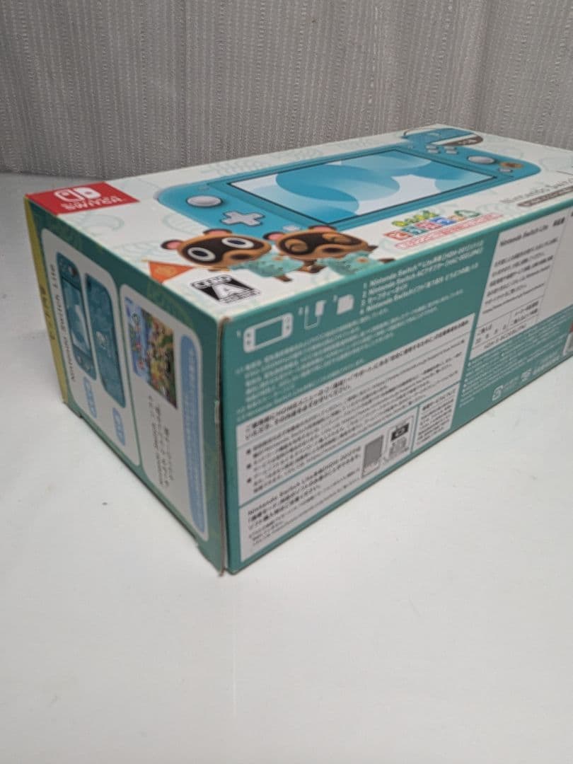 動作品 任天堂 Switch Lite まめきち＆つぶきち アロハ柄 ターコイズ