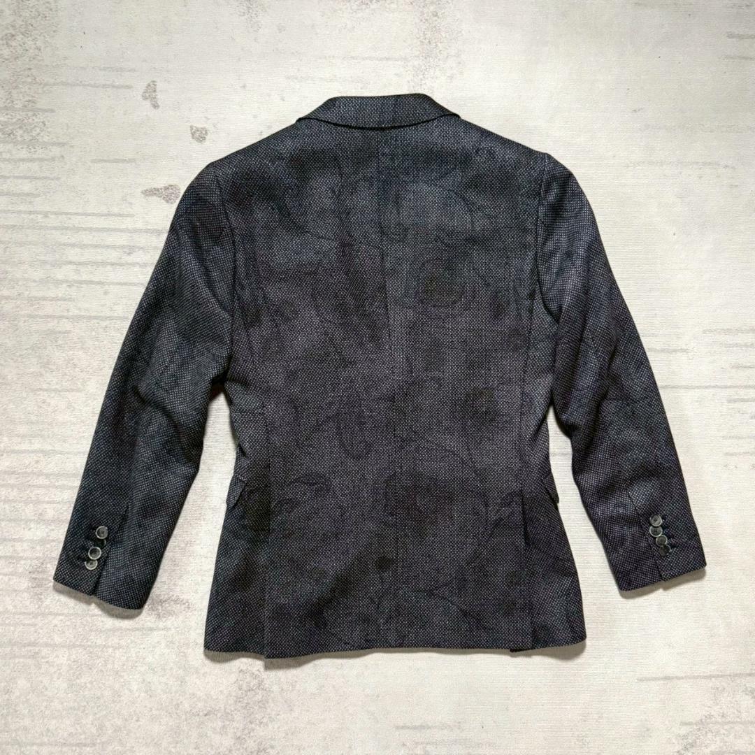 着用1回 ETRO 最高級スーツセットアップ 44 ハンガー ハンカチーフ付