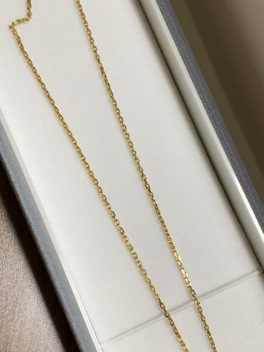 K18YG ピンクサファイアダイヤモンドネックレス