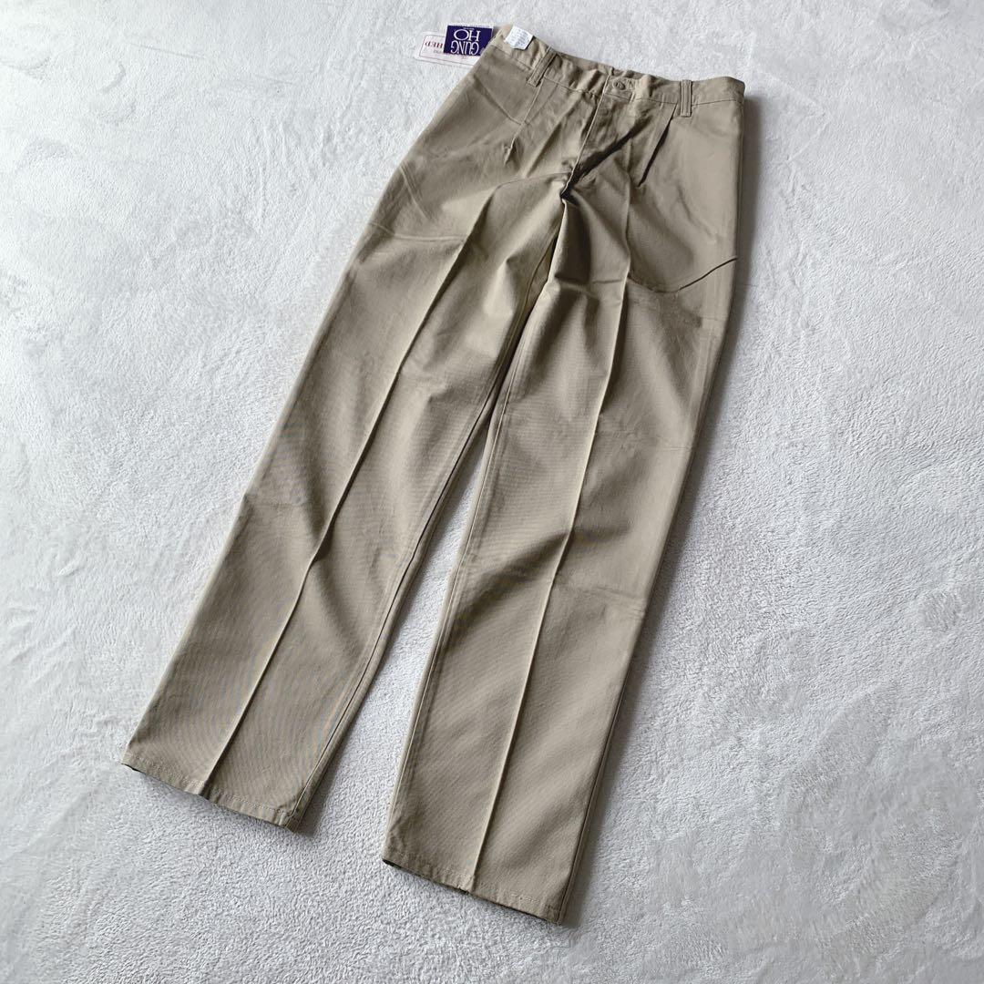 デッドストック！USA製 GUNG HO ガンホー パンツ ワンタック チノパン