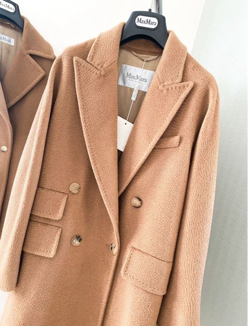 ★★新品未使用★MaxMara マックスマーラ キャメル100% コート★★