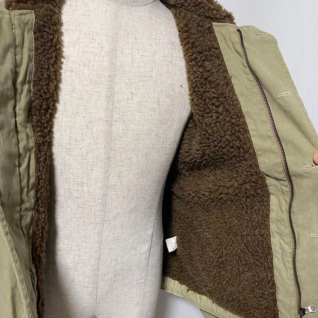 N-1タイプ デッキジャケット THE BLACK ACES ボア 40R