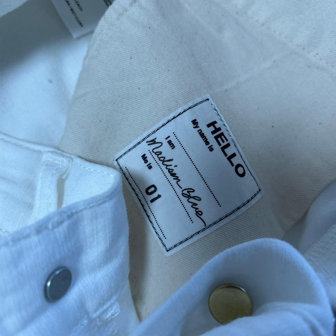 タグ付・新品★MADISONBLUE マディソンブルー ホワイト サルエルパンツ