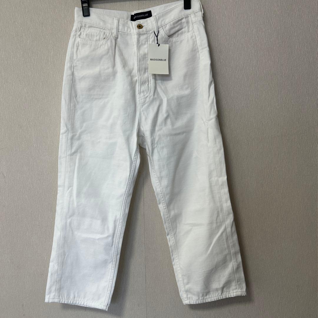タグ付・新品★MADISONBLUE マディソンブルー ホワイト サルエルパンツ