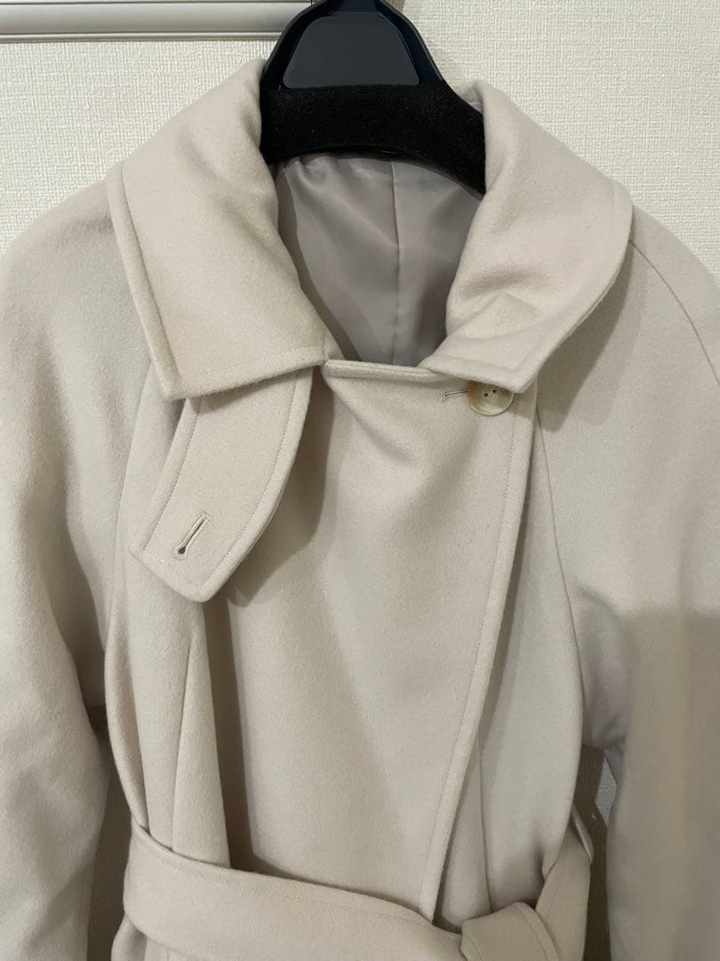 snidel ウールカシミヤスタンドカラーコート アイボリー サイズ0 新品