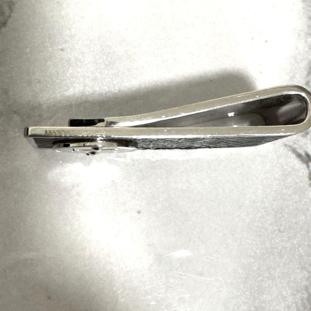 Louis Vuitton レザー マネークリップ ブラック　シルバー